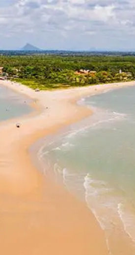 A Ponta de Corumbau vista do alto